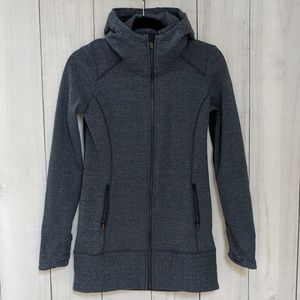 Athleta Dark Gray Hooded Jacket